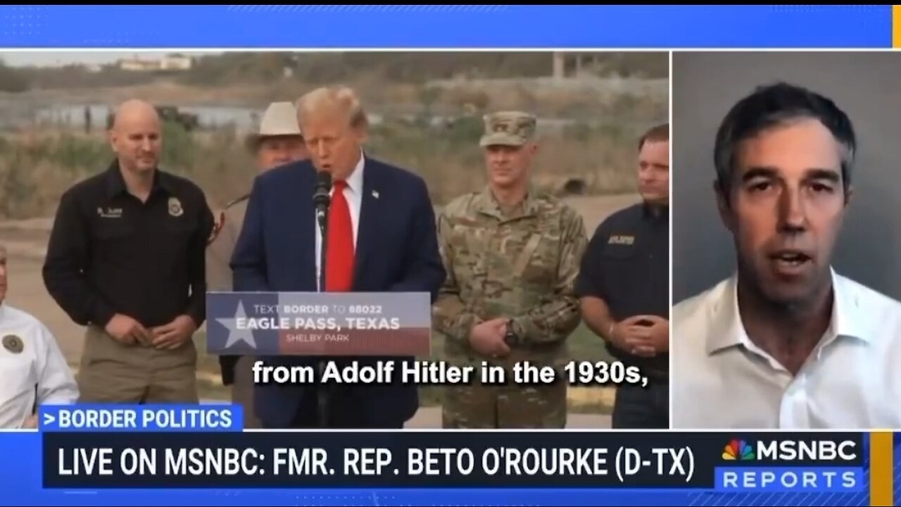 Beto O'Rourke Lies About Trump's Record, Compares Him To Hitler