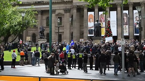 State Parliament of Victoria - Freedom Protest (30th October 2021)