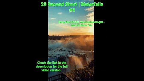 20 Second Short | Waterfalls | Brilliant Mind Meditation Music #meditation #4 @Meditation Channel