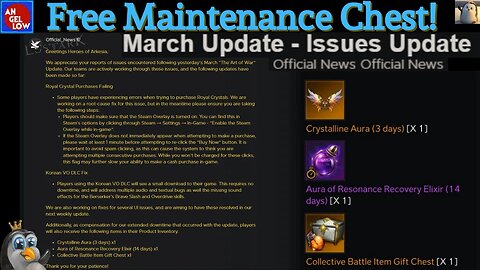 3-16-23 Free Maintenance Chest, Fever Time Rewards and Other Fixies!