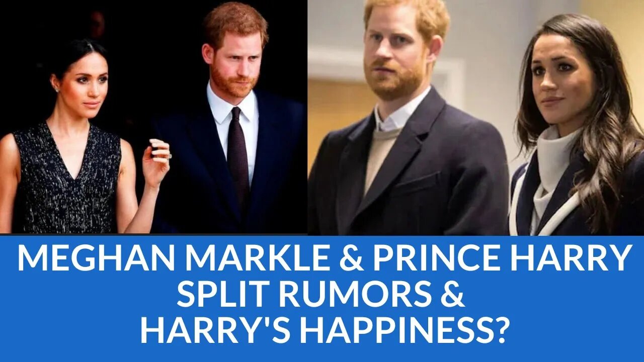 Meghan Markle and Prince Harry Split Rumors and Harry's Happiness? #meghanmarkle #princeharry #royal