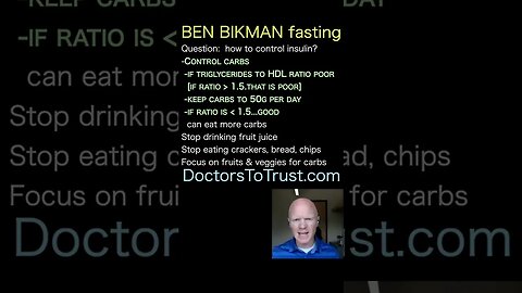 BEN BIKMAN. Control carbs