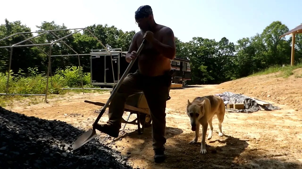 Getting some gravel moved today.