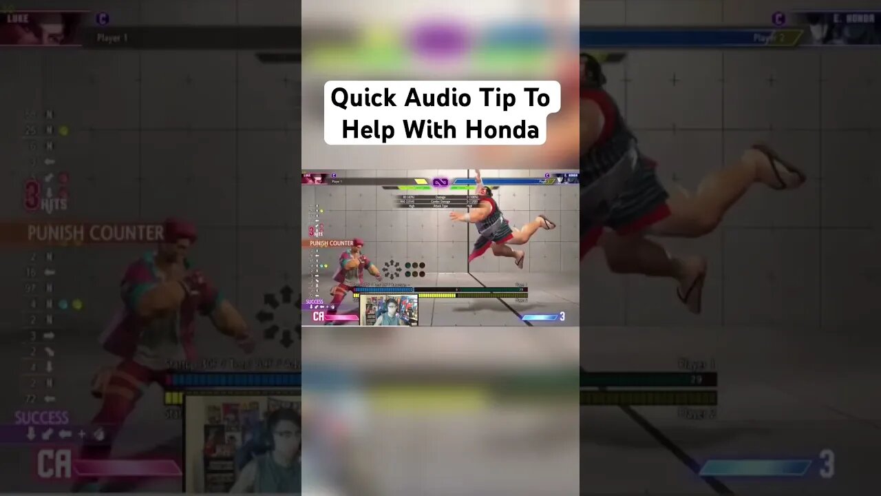 ONE QUICK TIP TO BEAT HONDA #streetfighter6 #sf6 #youtubeshorts #shortvideo #fgc