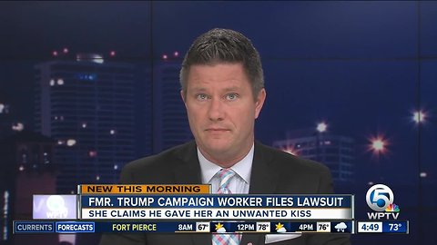 Former Trump campaign worker claims Trump kissed her without consent in 2016