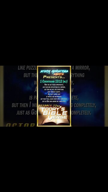 10.22.2022 | STORM MINISTRIES | Daily Bible Verse | MARK 11:22 (NIV) | #shorts