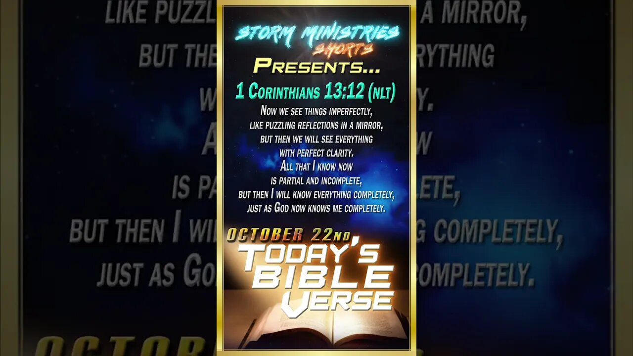 10.22.2022 | STORM MINISTRIES | Daily Bible Verse | MARK 11:22 (NIV) | #shorts