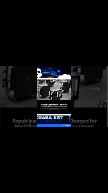 Republicans charged for possessing voting machines