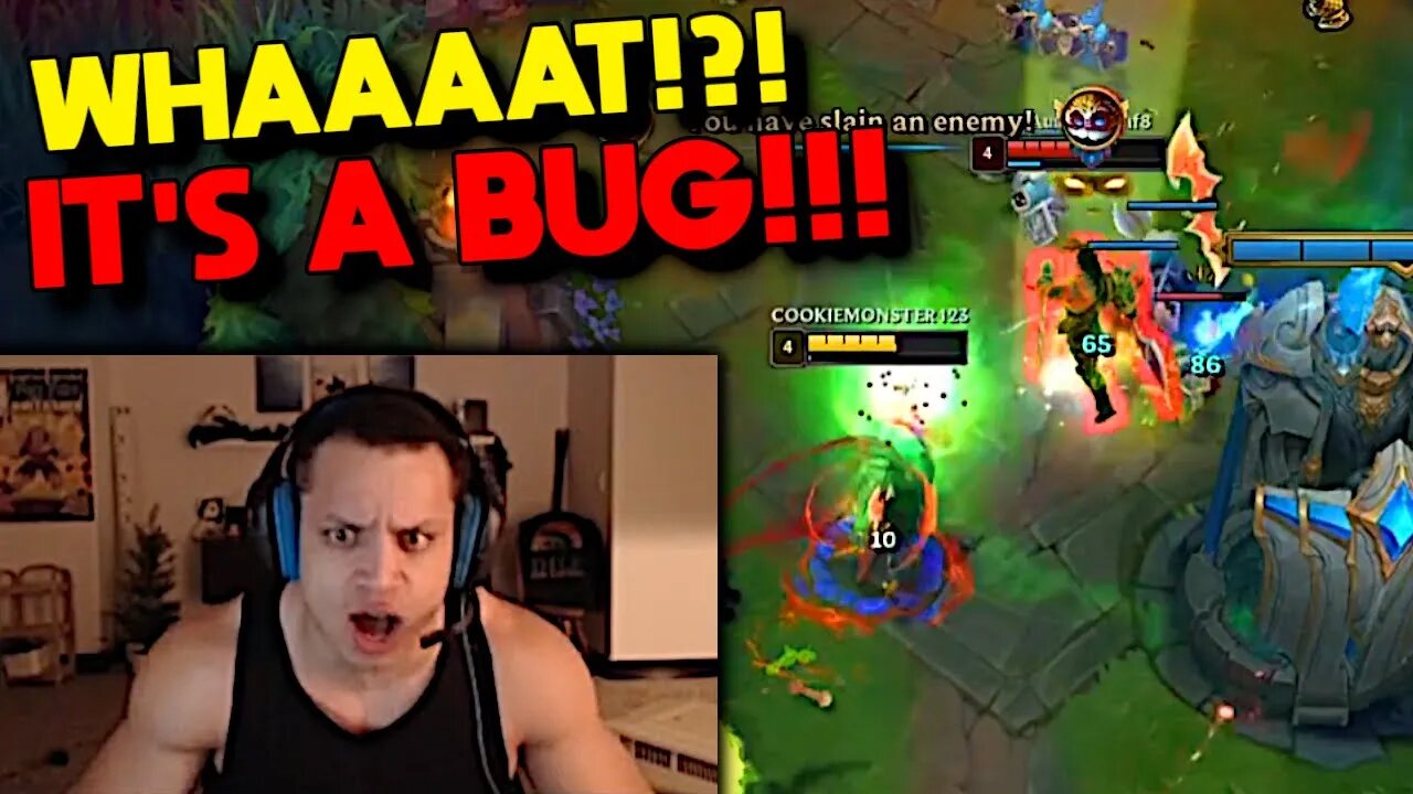 Tyler1 LOSES IT when he dies to a BUG