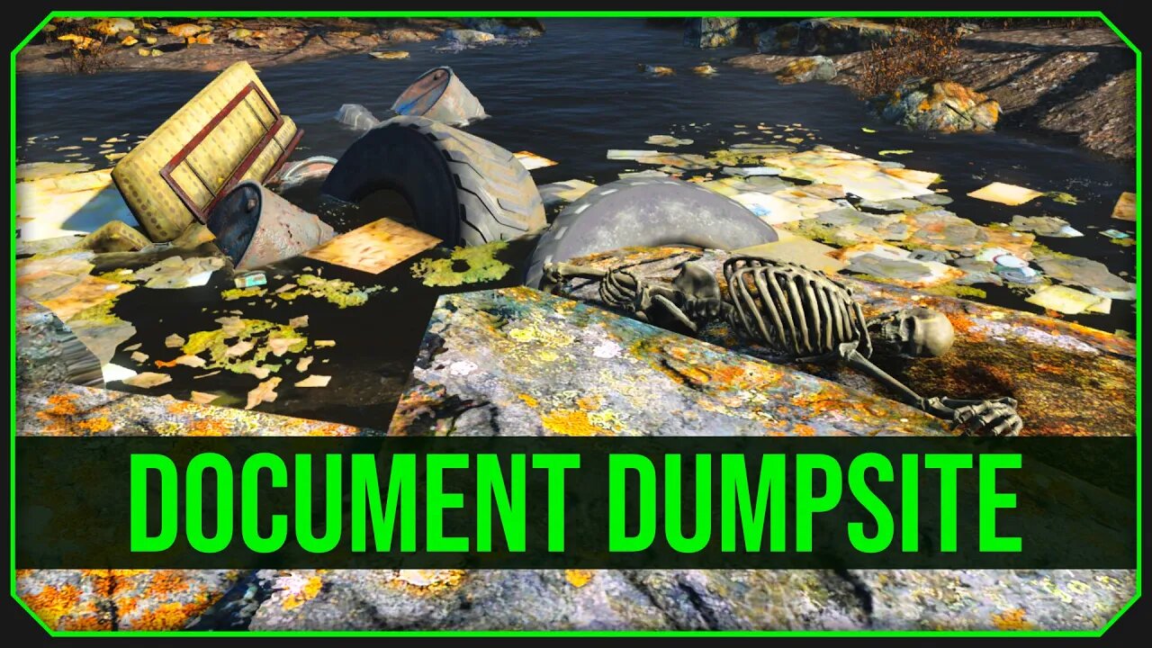 Document Dumpsite in Fallout 4 - What Where They Hiding?