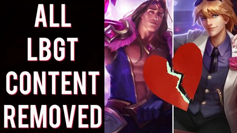 League of Legends removes LBGTQ content for MONEY! Proves WOKE advocates are HYPOCRITES!