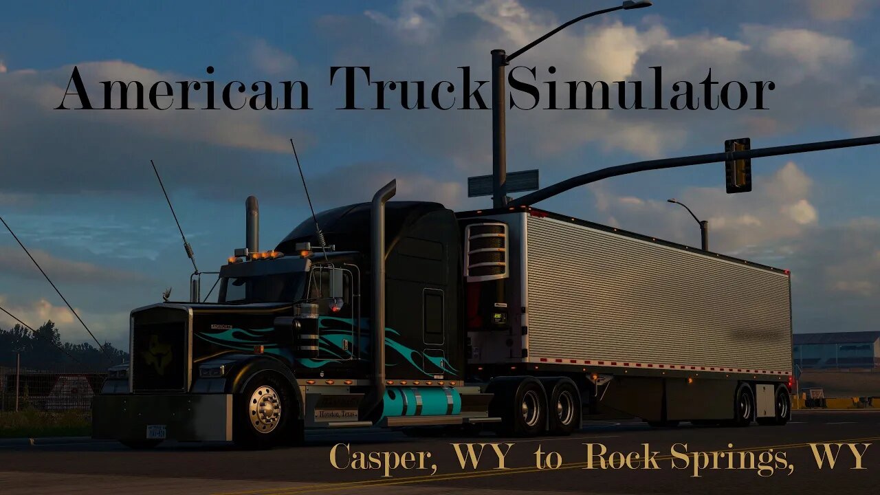 ATS 1.46 - Ruda's W900 Highway Killer and Great Dane Reefer - Zeemods' Cummins Signature