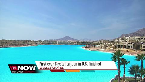 Crystal-clear Wesley Chapel lagoon now filled with water