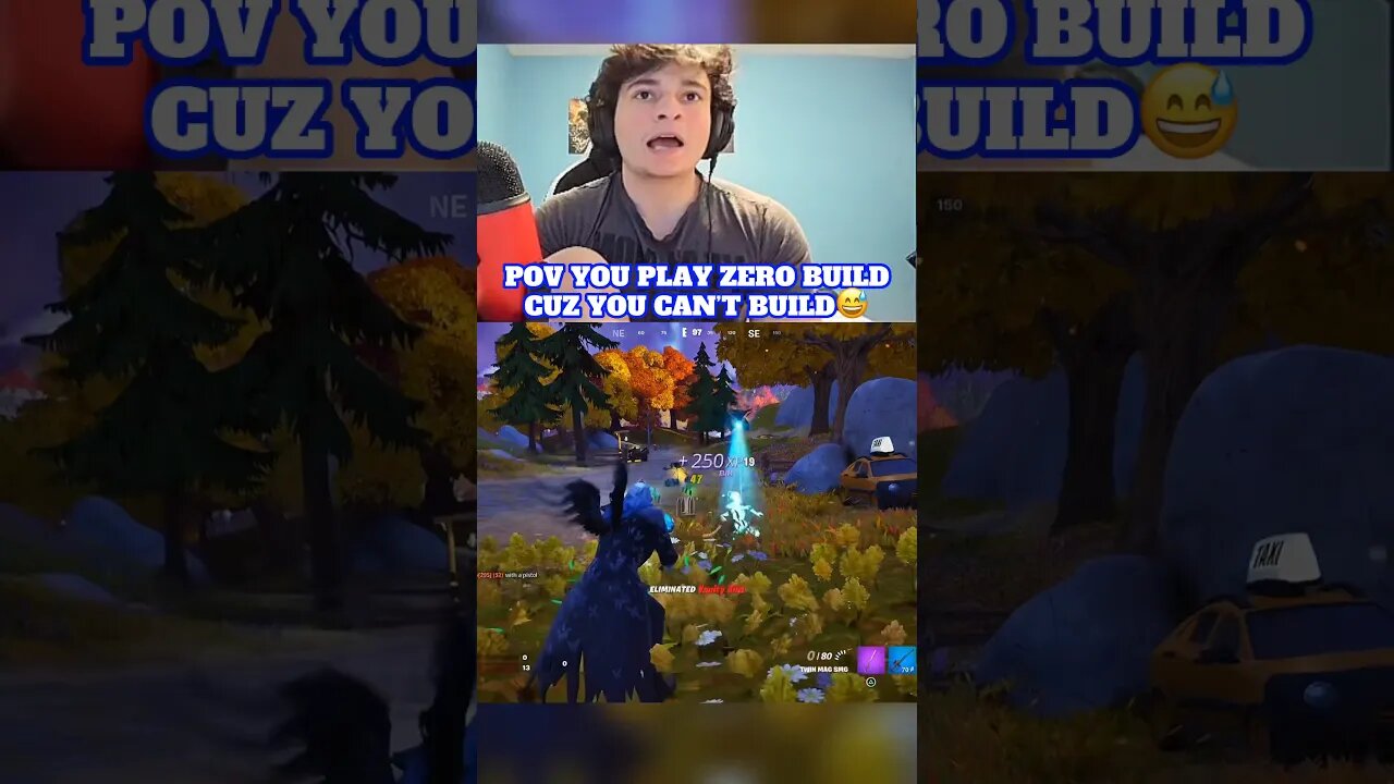 POV You Play Zero Build Because You Suck At Building‼️😅 | #shorts #fortnite #gaming #funny
