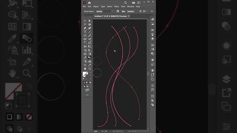 blend tool in #adobeillustrator is awesome | #shorts