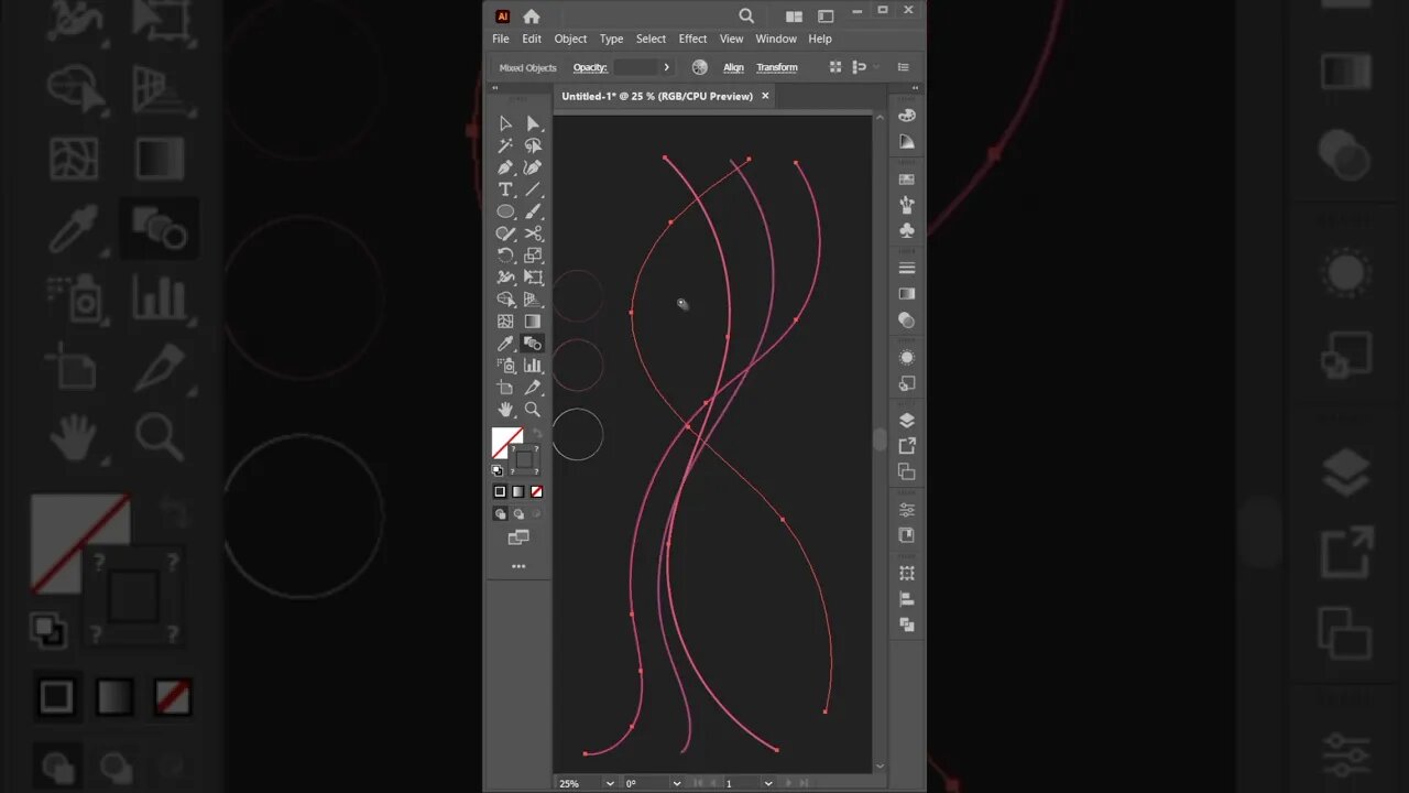 blend tool in #adobeillustrator is awesome | #shorts