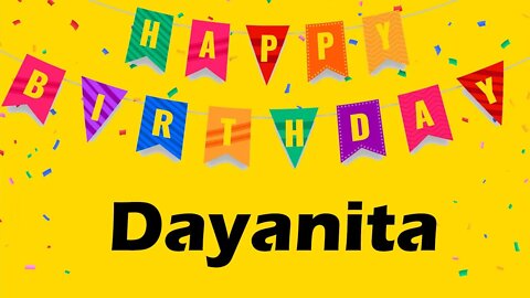 Happy Birthday to Dayanita - Birthday Wish From Birthday Bash