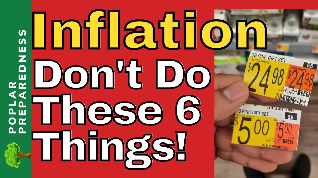 6 Things NOT To Do In Hyper Inflation 2022