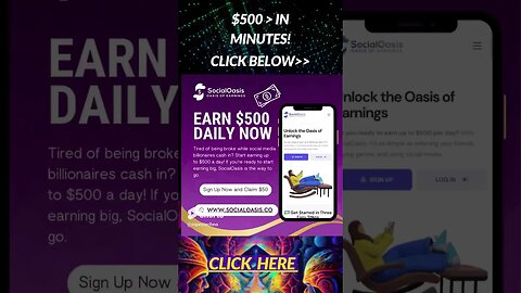 Ready to earn $500 a day? JJoin now and get $50 FREE https://share.socialoasis.co/eworkit32