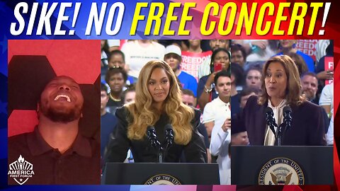 Kamala Uses 'Free Beyonce Concert' to TRICK People to Attend Rally