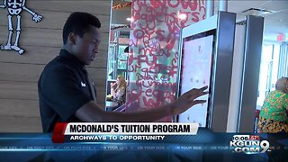 Tucson man receives tuition assistance through McDonald's Archways to Opportunity program