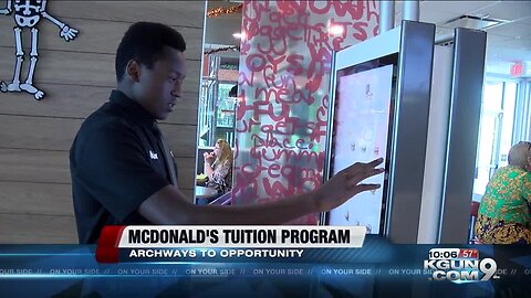 Tucson man receives tuition assistance through McDonald's Archways to Opportunity program