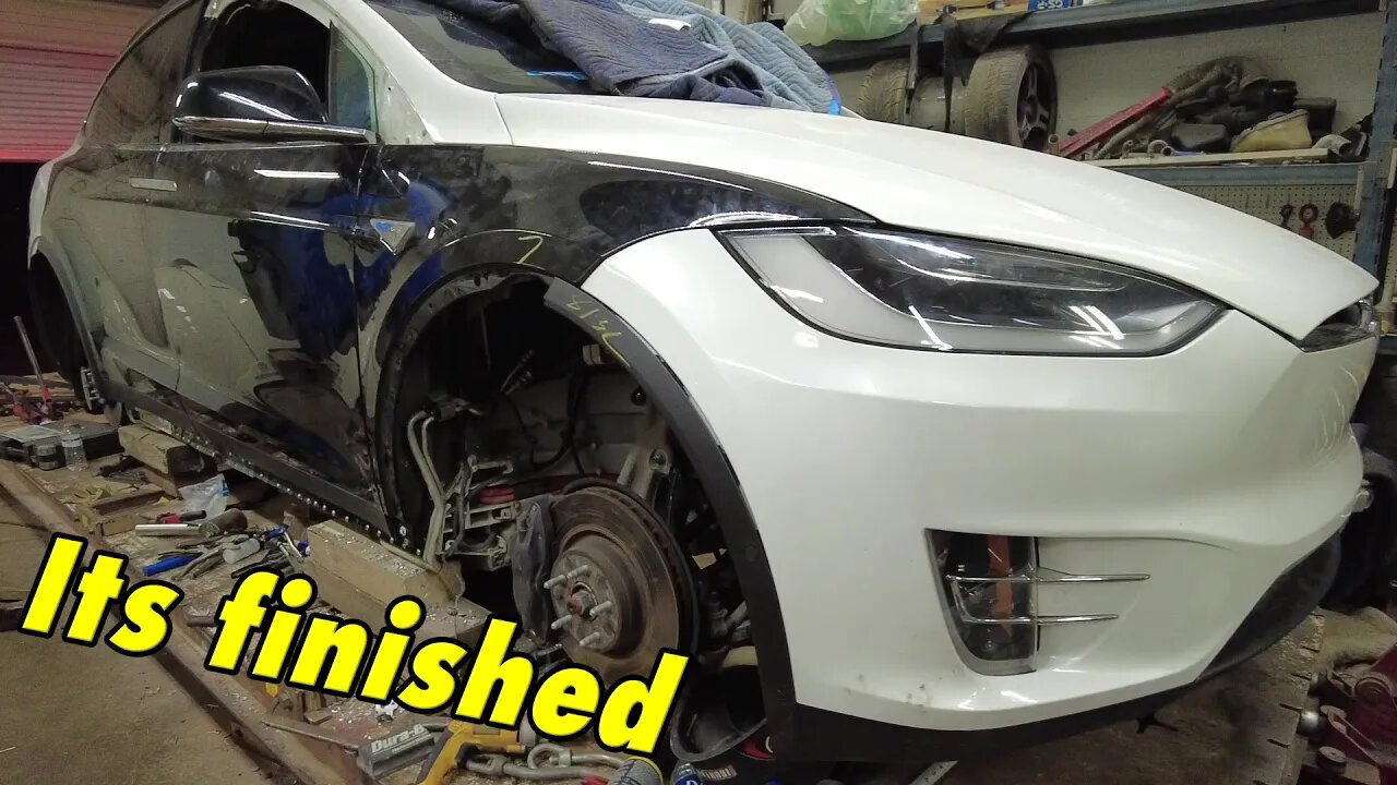 The Tesla Model X frame work is done! @Niko Brothers Collab part. 2