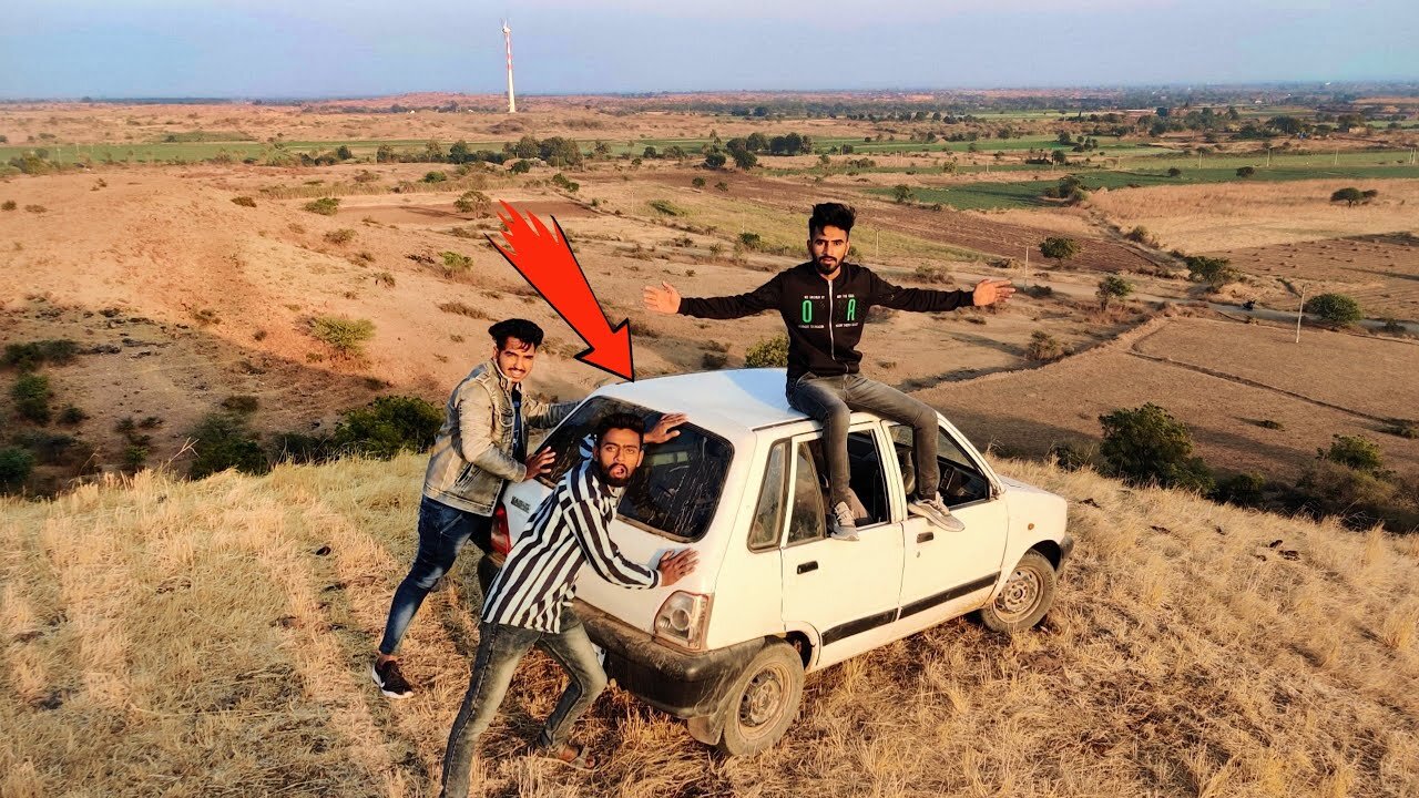 कार को पहाड़ से फेकने पर क्या होगा ? - Dropping Car From Hill - 100% Real
