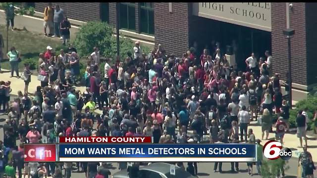 Mom wants metal detectors in all Hamilton County schools