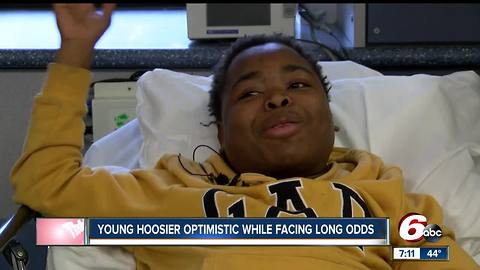 Young Hoosier who's spent more than half his life on dialysis is optimistic about the future