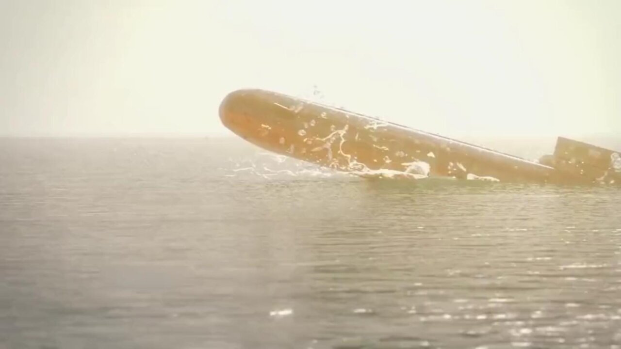 Military submarines can leap out of the water like dolphins