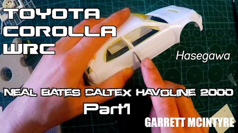 Hasegawa - 2000 Toyota Corolla WRC 1/24 (Bates/Caltex) Part1