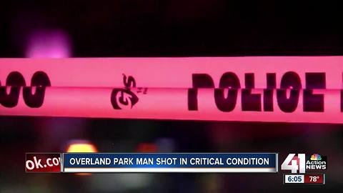 Overland Park man shot in head in critical condition