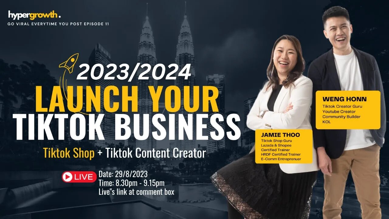 Launching Your Tiktok Business in Year 2023/2024!