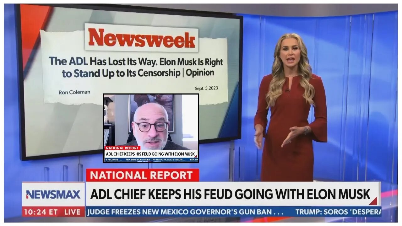 Ron Coleman on Newsmax: Elon Musk, the ADL and the New Censorship