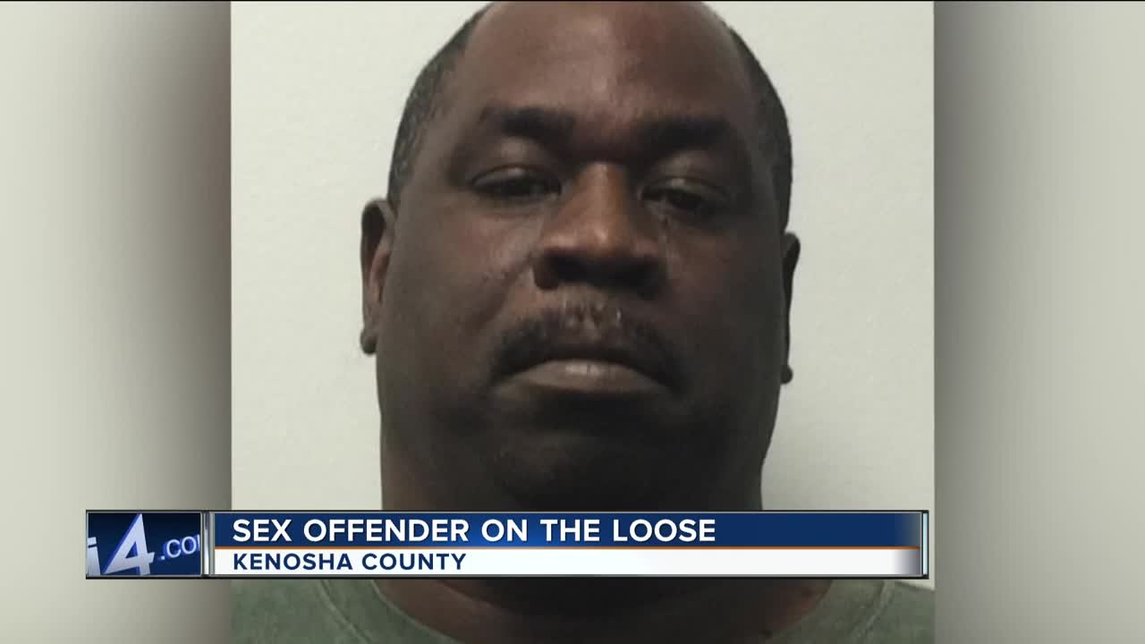 Sex offender on the loose after Kenosha assault