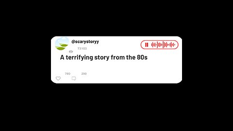 1980 horror story, like and subscribe for part2