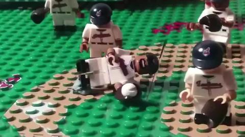 Indians fan creates stop-motion video of team's biggest plays using minifigures