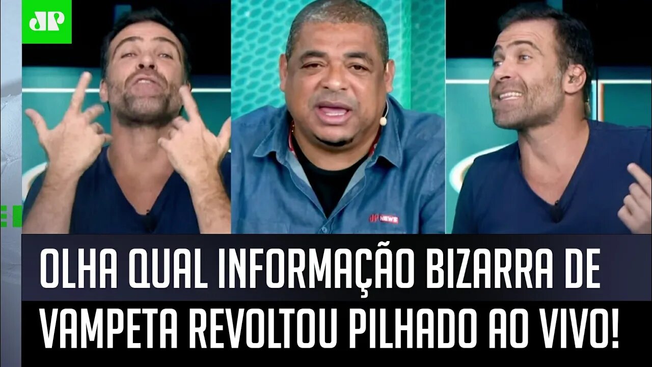 MUITO BOM! Vampeta REVELA INFORMAÇÃO SURPREENDENTE e "REVOLTA" Pilhado AO VIVO!