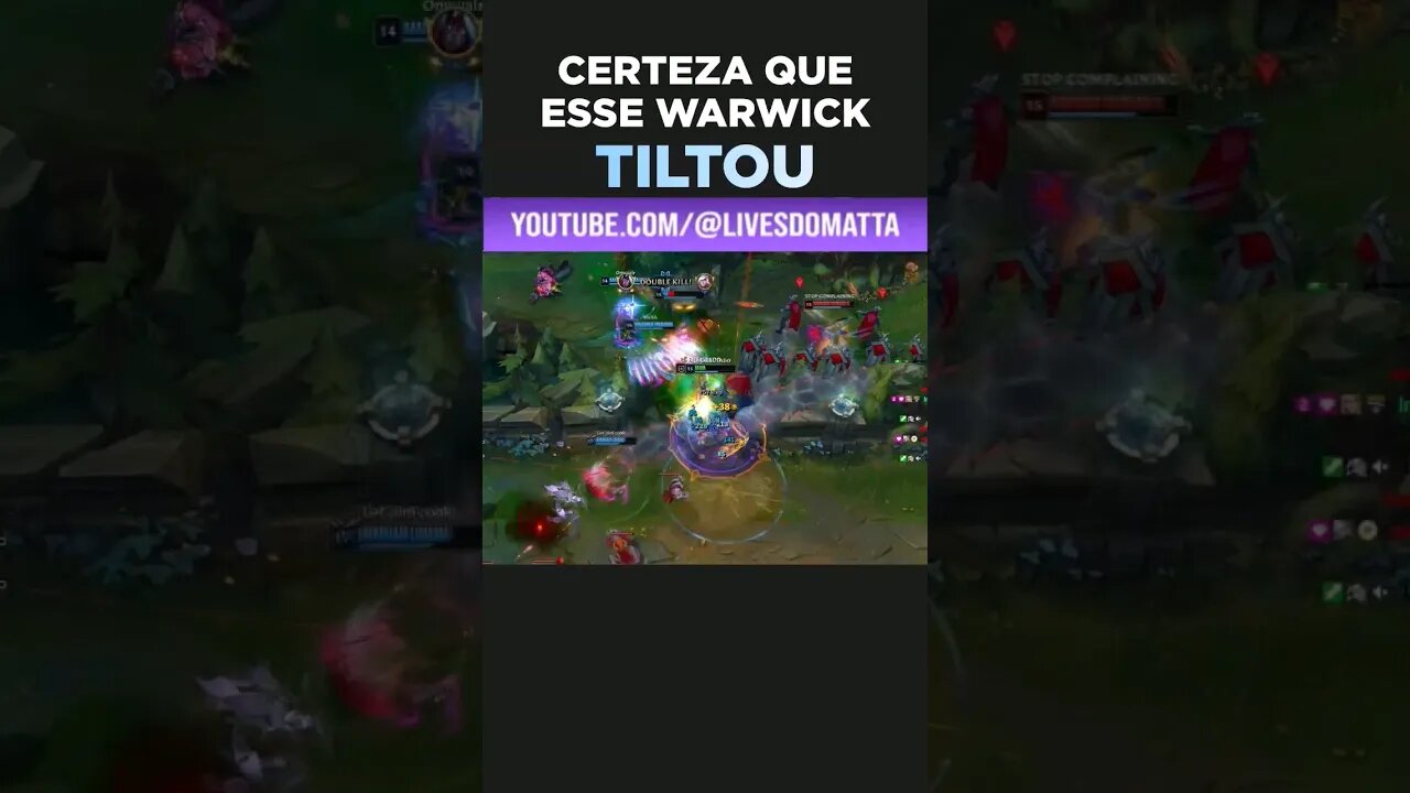 WARWICK ACHANDO QUE IA ME PEGAR LUL #shorts #leagueoflegends #lol #singed #matta #fyp