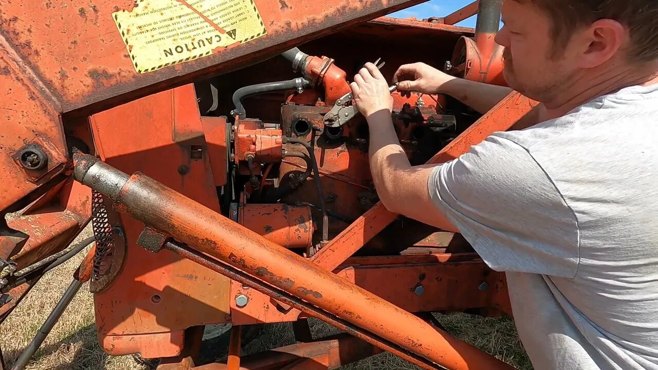 Allis D17 IV manifold replace