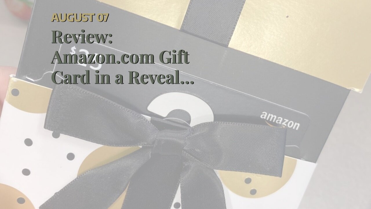 Review: Amazon.com Gift Card in a Reveal (Various Designs)