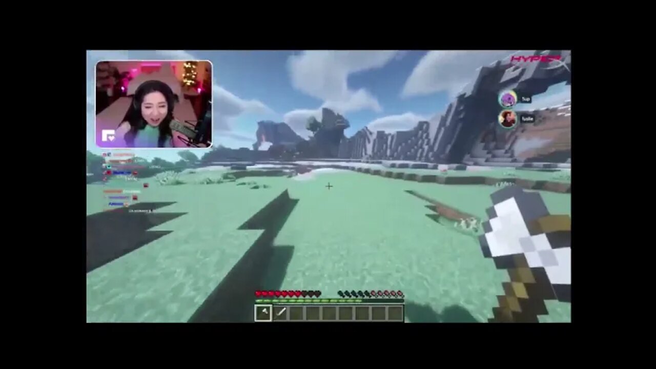 Leslie Getting Trolled in Minecraft