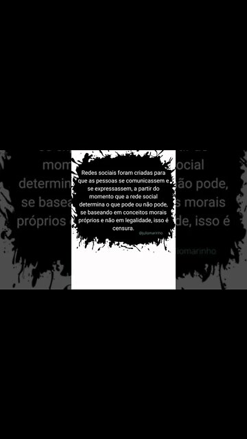 PAREM DE ME CENSURAR!