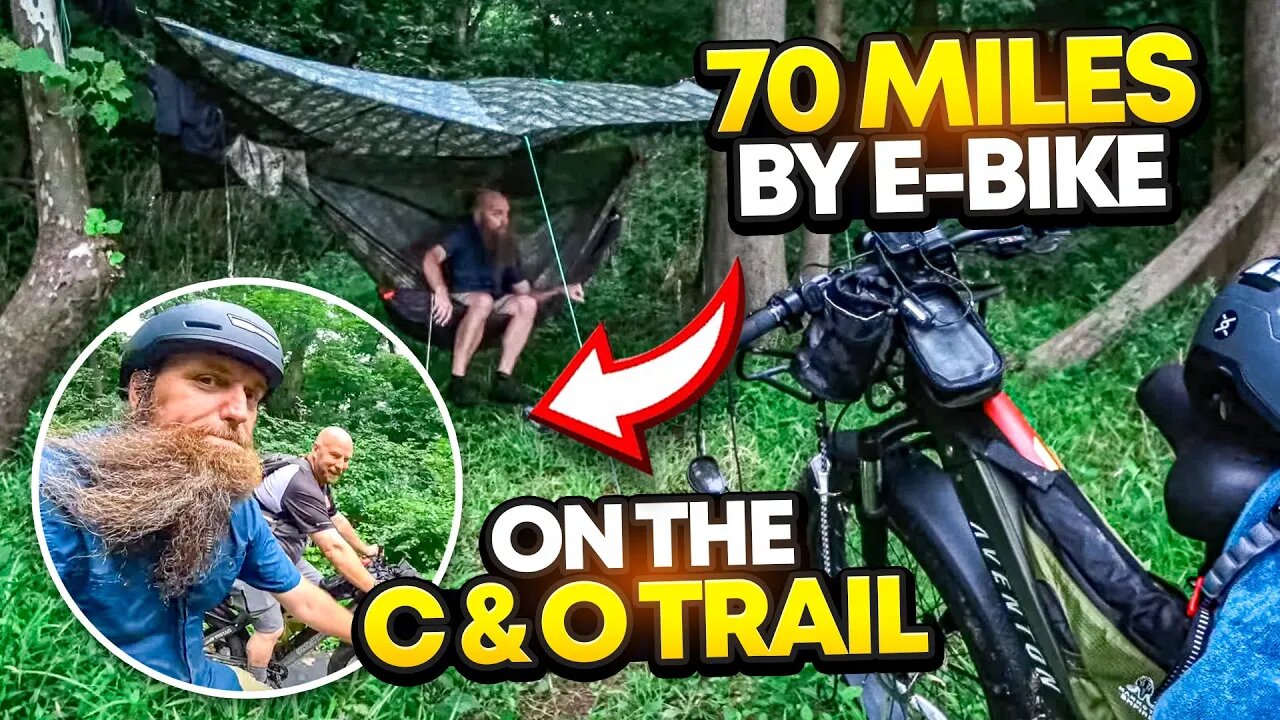 2 Day BIKEPACKING Camping trip by E-Bike on the C&O Trail | Part 2