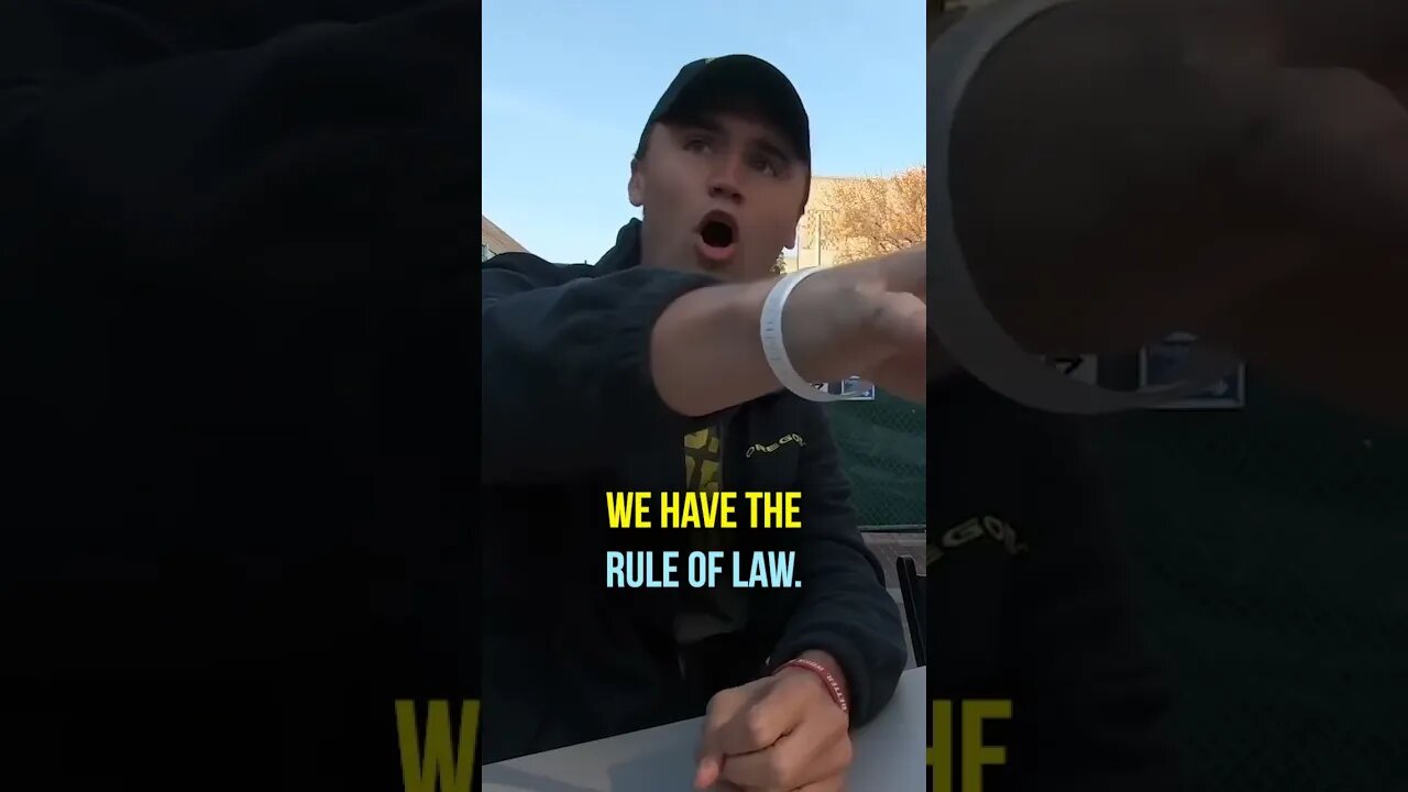 Liberal Who Wants To DESTROY Borders Is TRIGGERED By Charlie Kirk