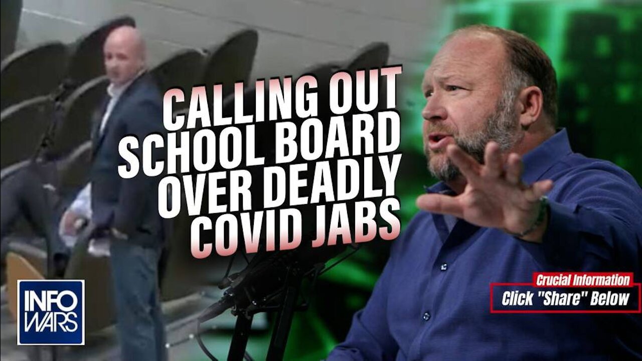 See the Video of Ph.D. Doctor Sean Brooks Calling Out School Board Over Deadly COVID Jabs