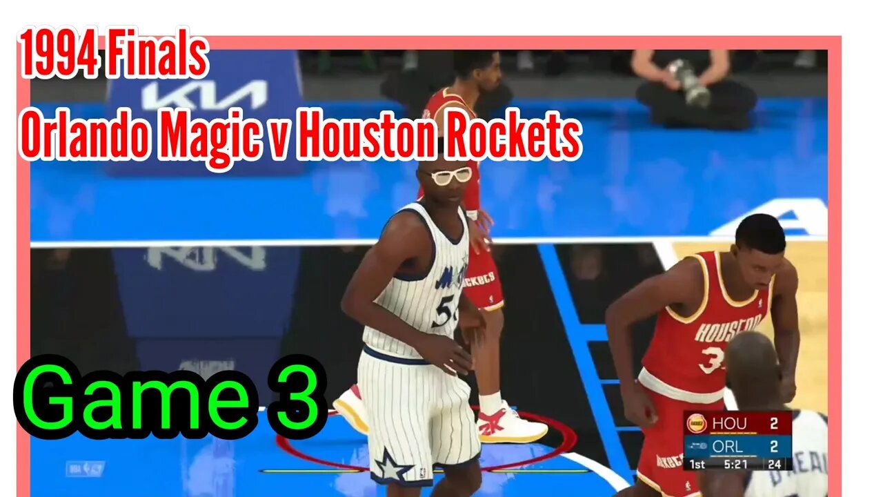 1994 Finals Houston Rockets v Orlando Magic Game 3 NBA2K23 gameplay