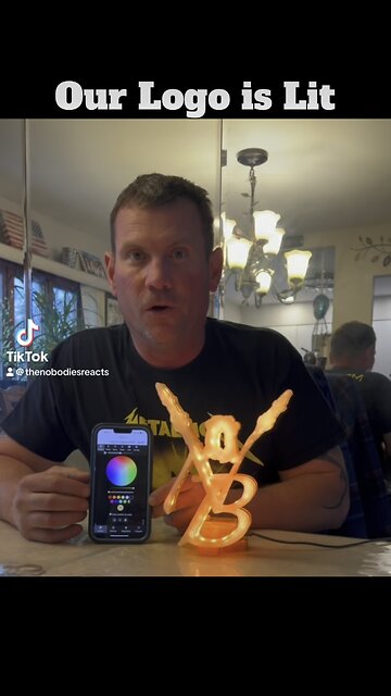 Coolest logo light ever