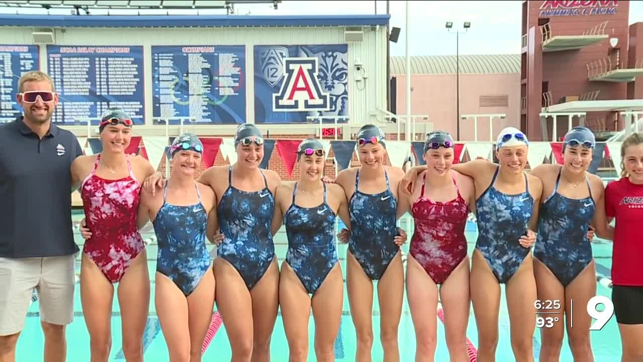 First practice for Arizona Wildcats triathlon